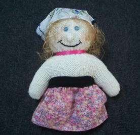 doll making ~ how to make a doll from a knit glove